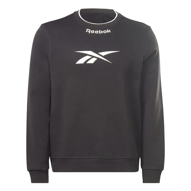 Vyriškas džemperis be gobtuvo Reebok RI Arch Logo Vector Crew Juoda