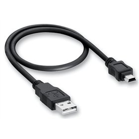 USB cable miniUSB black HQ