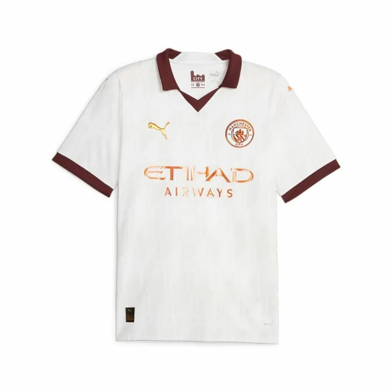 Men's Short-sleeved Football Shirt Puma Manchester City Away
