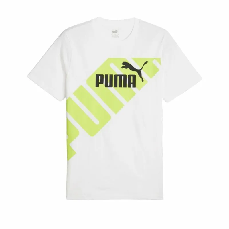 Футболка с коротким рукавом мужская Puma POWER Graphic Жёлтый