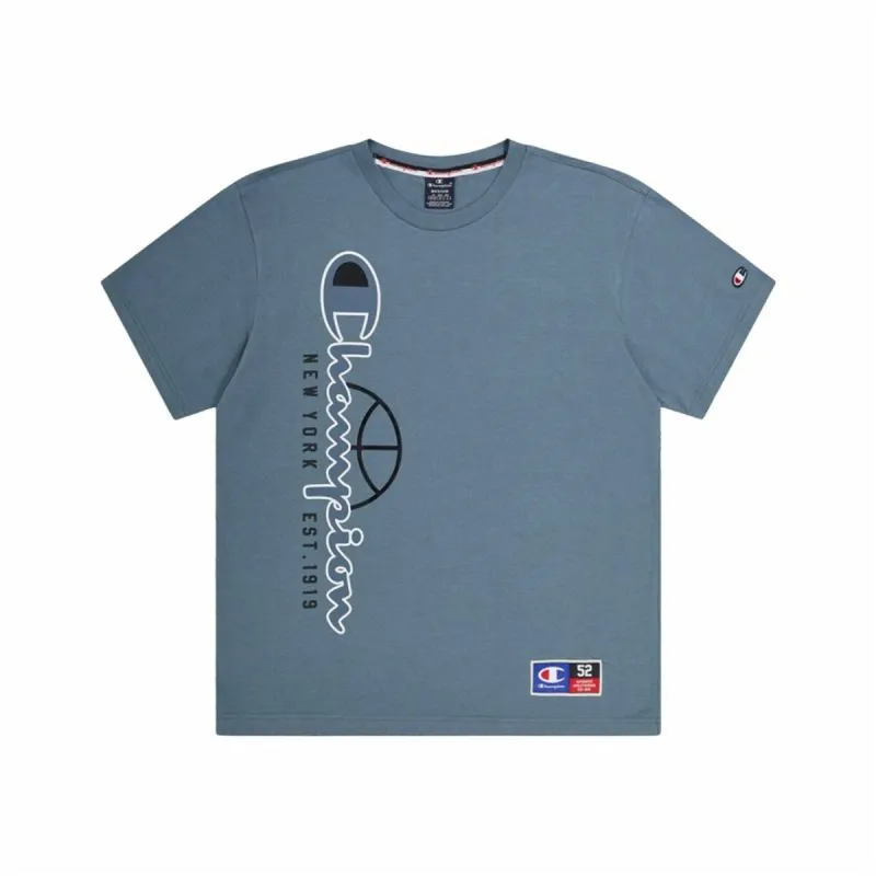 Vyriški marškinėliai su trumpomis rankovėmis Champion Crewneck Pilka