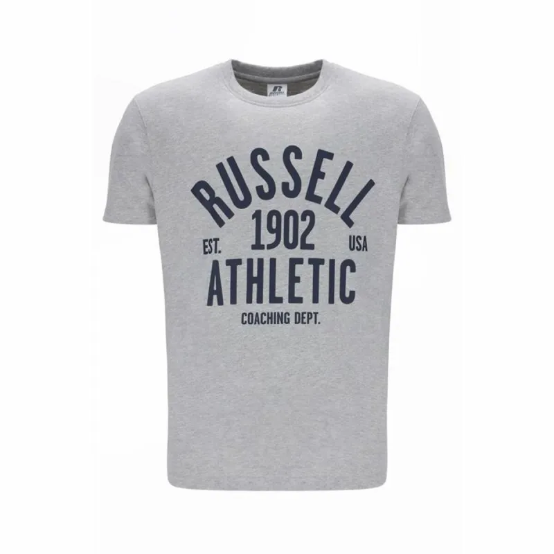 Vyriški marškinėliai su trumpomis rankovėmis Russell Athletic AMT A40101 Pilka