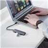 USB hub Ugreen CM219 USB-C to 4xUSB-A (USB-C Power Supply) grey
