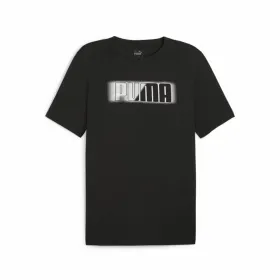 Men’s Short Sleeve T-Shirt Puma GRAPHICS Black