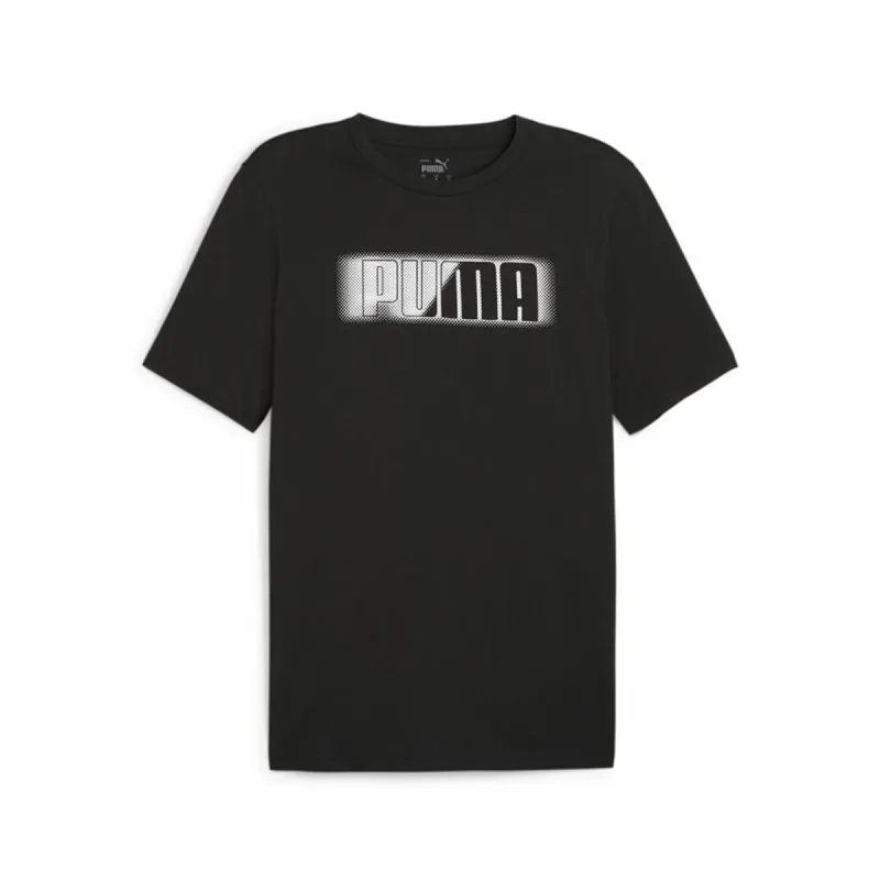 Футболка с коротким рукавом мужская Puma GRAPHICS Чёрный