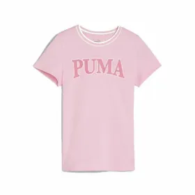 Lasten Lyhythihainen paita Puma Squad Pinkki