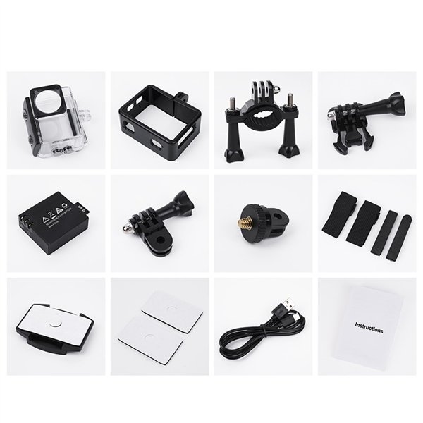 Action camera Hoco DV102 4K Anti-Shake black