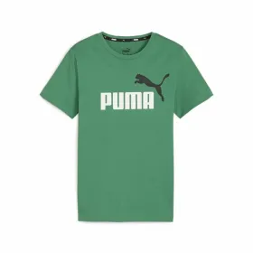 Lasten Lyhythihainen paita Puma Essentials+ Oliivi