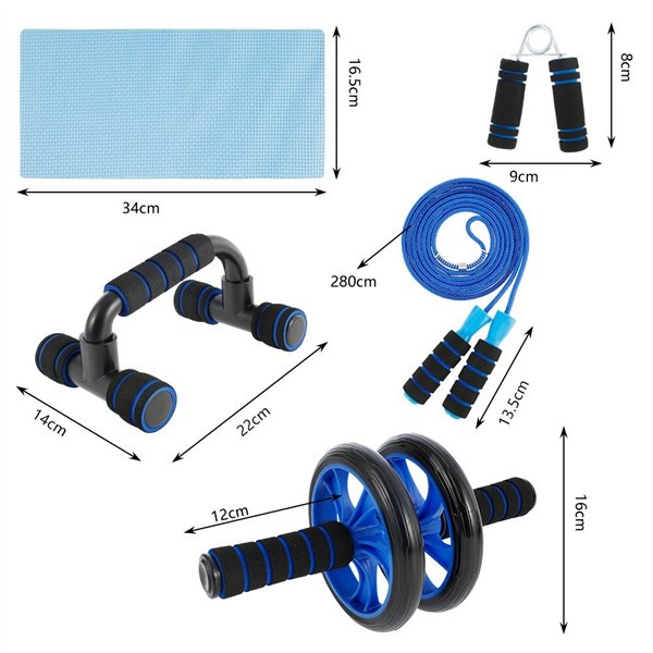 AB Roller Set ABW007 black-blue