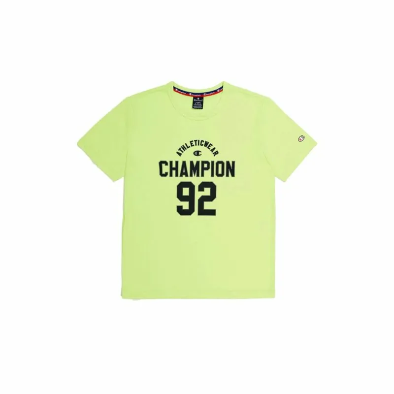 Футболка с коротким рукавом мужская Champion Crewneck Жёлтый