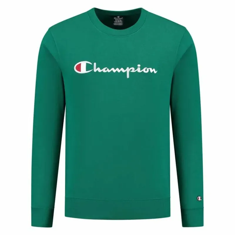 Vyriškas džemperis be gobtuvo Champion Crewneck Žalia