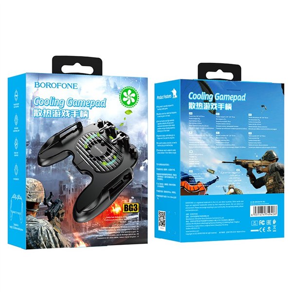 Borofone BG3 Warrior Cooling Gamepad black