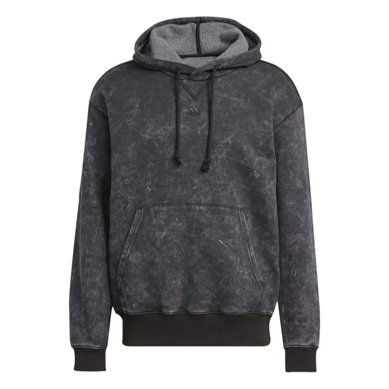Vīriešu Sporta Krekls ar Kapuci Adidas All Szn Melns