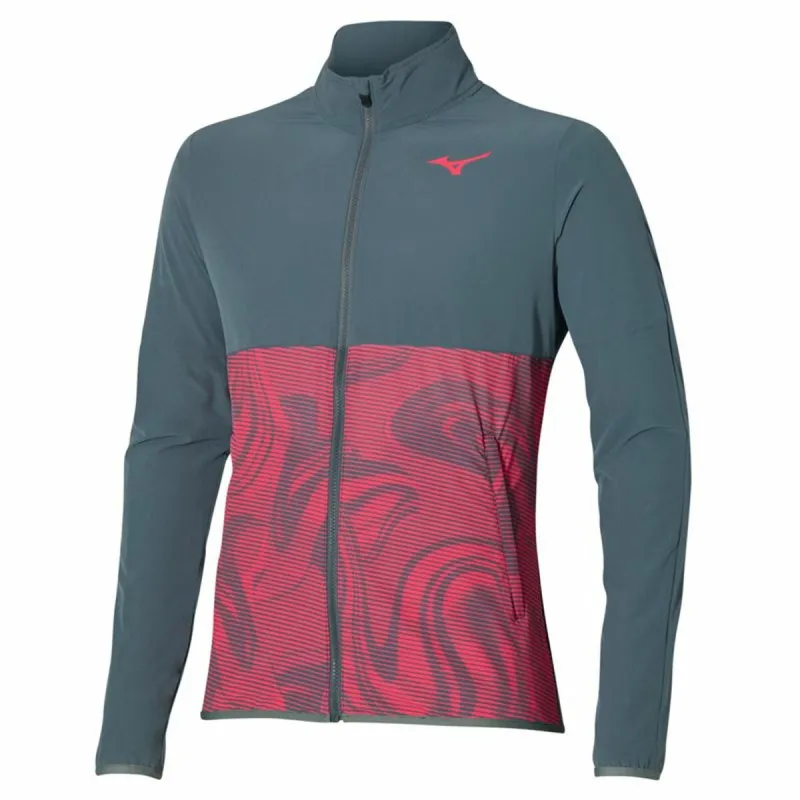 Miesten urheilutakki Mizuno Charge Printed Harmaa