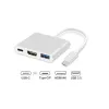 3-Port USB-C Hub MacLean MCTV-840 Silver