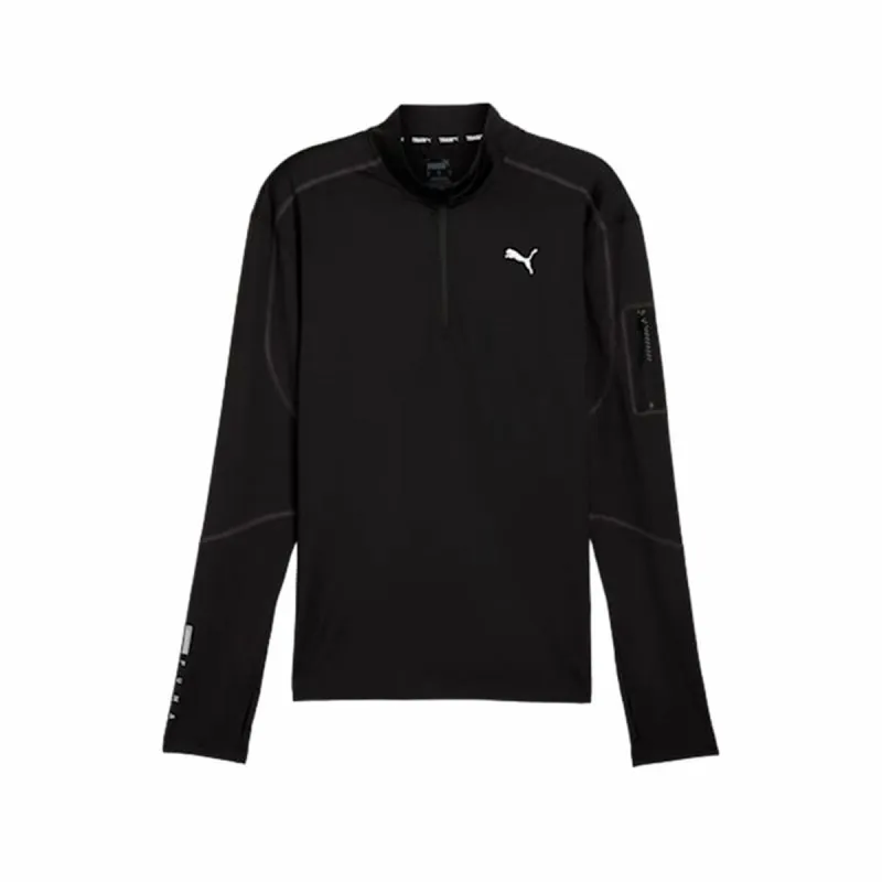 Vyriškas džemperis be gobtuvo Puma Flex 1/4 Zip Juoda