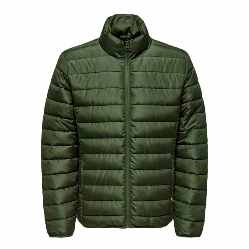 Vyriška sportinė striukė Only & Sons Onsbrody Quilt Vd Alyvuogių aliejus