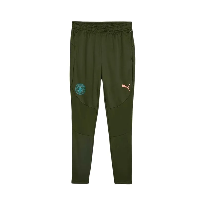 Спортивные штаны для взрослых Puma Manchester City Training Зеленый Оливковое масло Унисекс