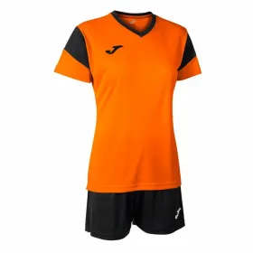 Naisten urheiluasu Joma Sport Phoenix Musta Monivärinen 2 Kappaletta