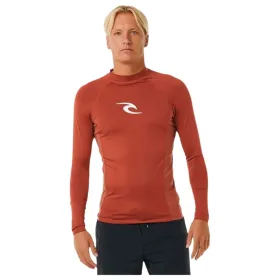 Рубашка для купания Rip Curl Waves Upf Perf L/S Красный Сёрф
