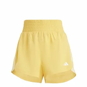 Sporta Šorti Adidas Essentials Pacer Wvn High Dzeltens