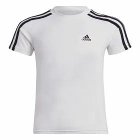 Krekls ar Īsām Piedurknēm Adidas Lk 3S Co Balts