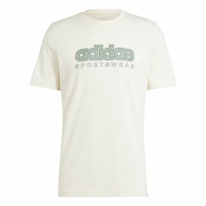 Vyriški marškinėliai su trumpomis rankovėmis Adidas Growth Spw Balta