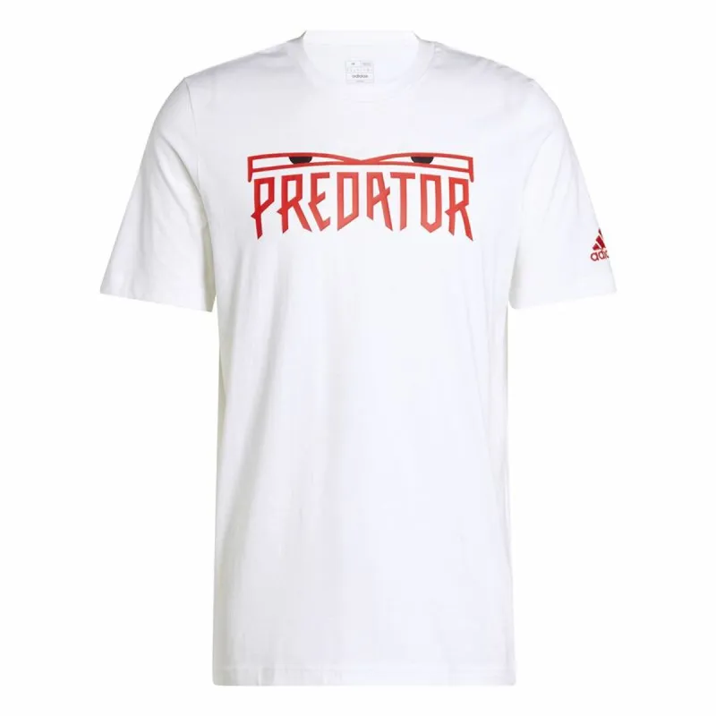Vīriešu Krekls ar Īsām Piedurknēm Adidas Predator 30th Balts