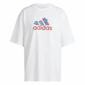 Футболка с коротким рукавом женская Adidas Flower Badge of Sports Gt