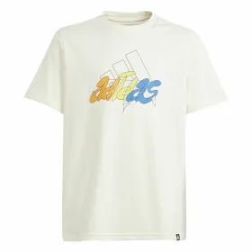 Футболка с коротким рукавом Adidas Gfx Illustrated Infantil