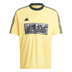 Футболка с коротким рукавом мужская Adidas Tiro Aop Жёлтый