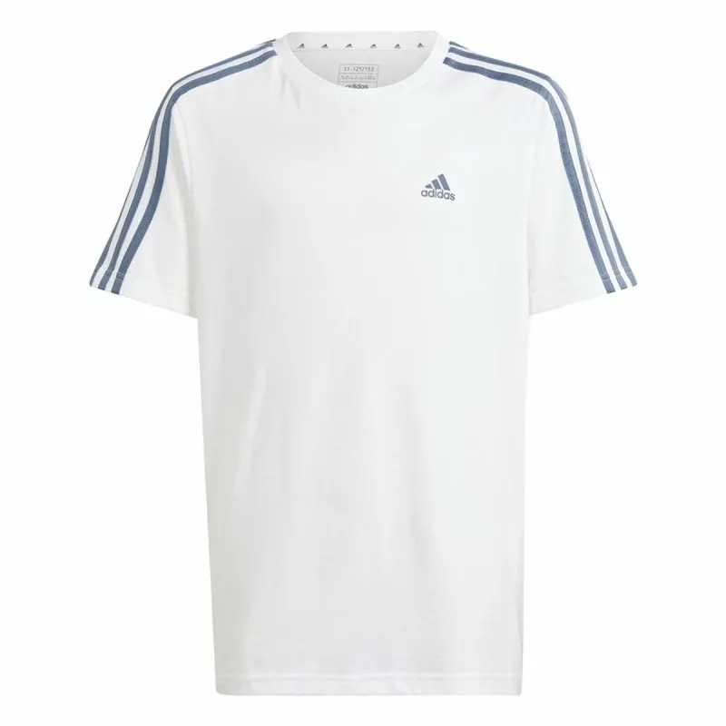 Vaikiška Marškinėliai su trumpomis rankovėmis Adidas Essentials Balta