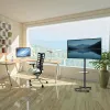 TV stand with wheels MacLean MC-949 32" 34"-55