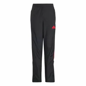 Garās sporta bikses Adidas Tiro Woven Melns Unisekss