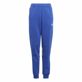 Garās sporta bikses Adidas 3 Bandas Tib Pt Infantil Zils Unisekss