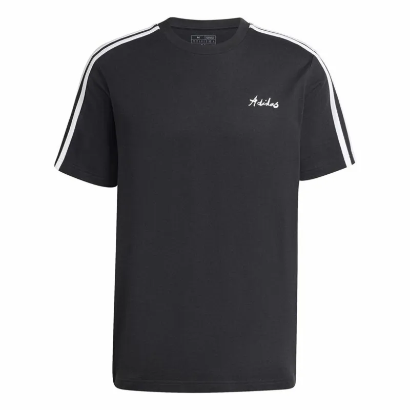 Футболка с коротким рукавом мужская Adidas Gallery Graphic Чёрный