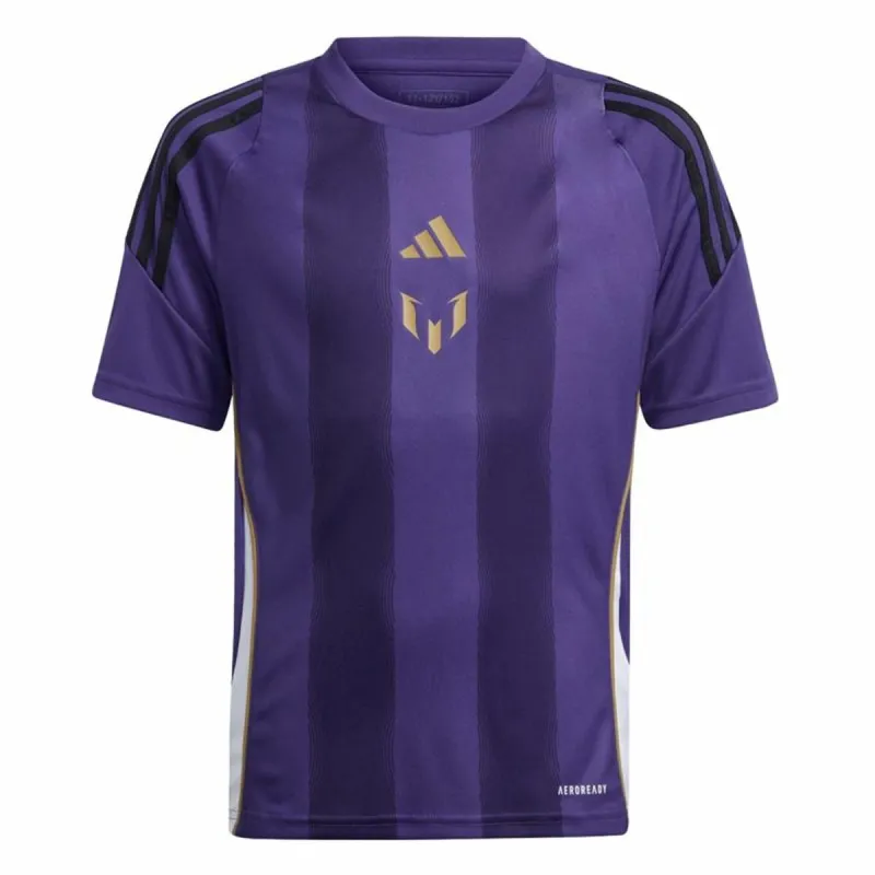 Futbolo marškinėliai Adidas Messi Training Purpurinė