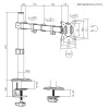 Screen Table Support MacLean MC-753N 17" 32
