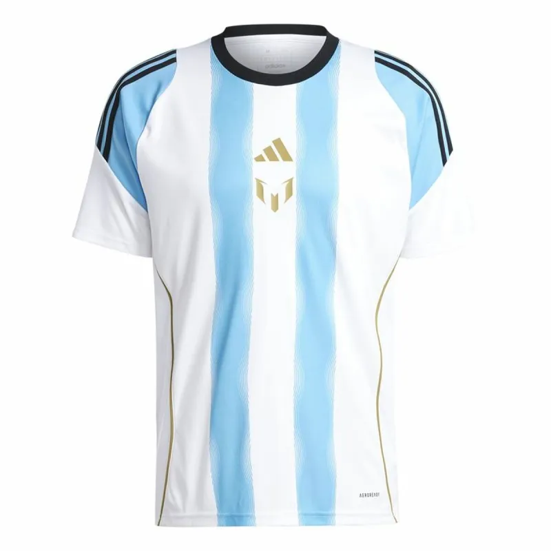Futbolo marškinėliai Adidas Messi Training Jersey Balta Mėlyna