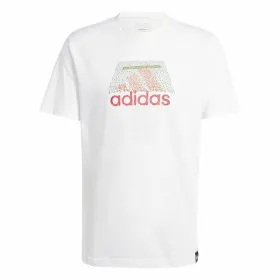 Футболка с коротким рукавом мужская Adidas Codes Bos Graphic Белый