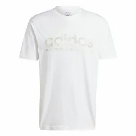 Футболка с коротким рукавом мужская Adidas House Of Tiro Summer Linear Graphic Белый