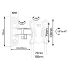 TV Mount MacLean MC-416 32" 13" 30 Kg