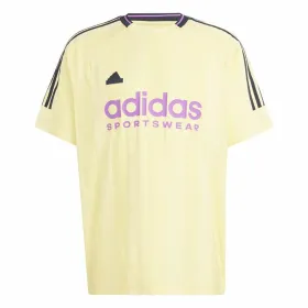 Футболка с коротким рукавом мужская Adidas House Of Tiro Jacquard Жёлтый