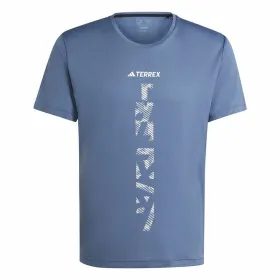 Футболка с коротким рукавом мужская Adidas Terrex Agravic Синий