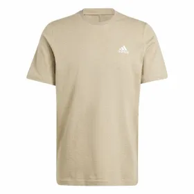 Футболка с коротким рукавом мужская Adidas Seasonal Essentials Melange Бежевый