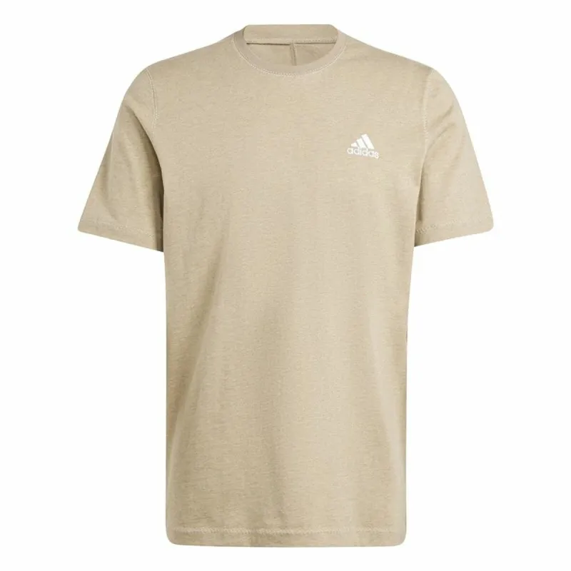 Vyriški marškinėliai su trumpomis rankovėmis Adidas Seasonal Essentials Melange Rusvai gelsva
