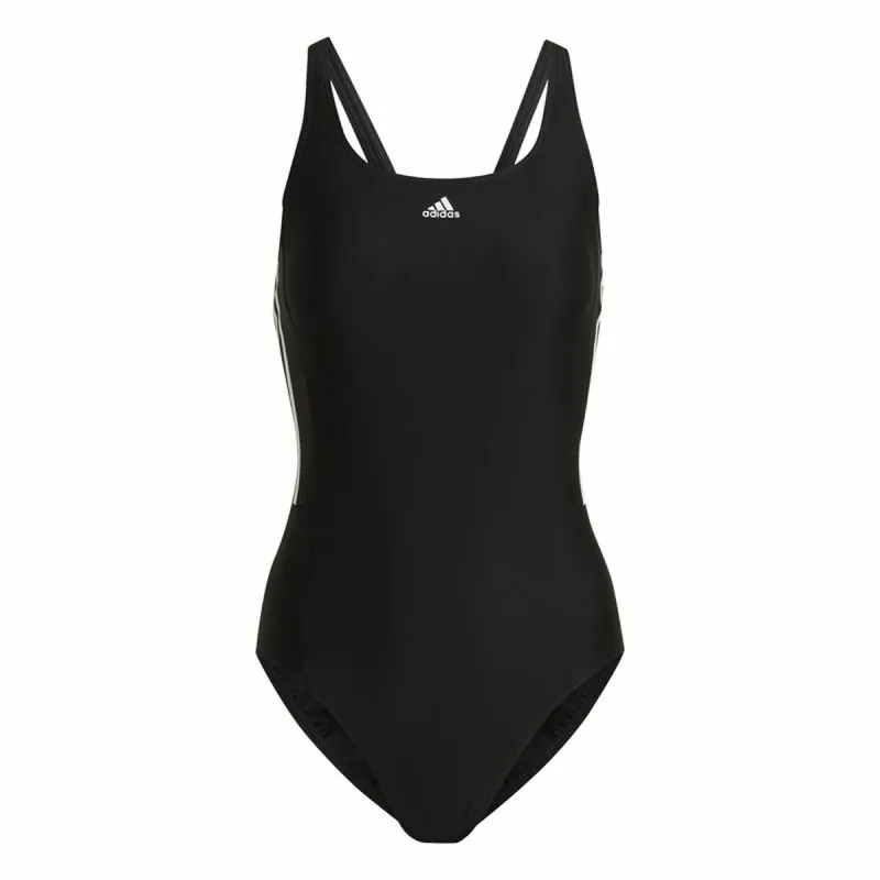 Sieviešu Peldkostīms Adidas 3S Mid Suit Melns
