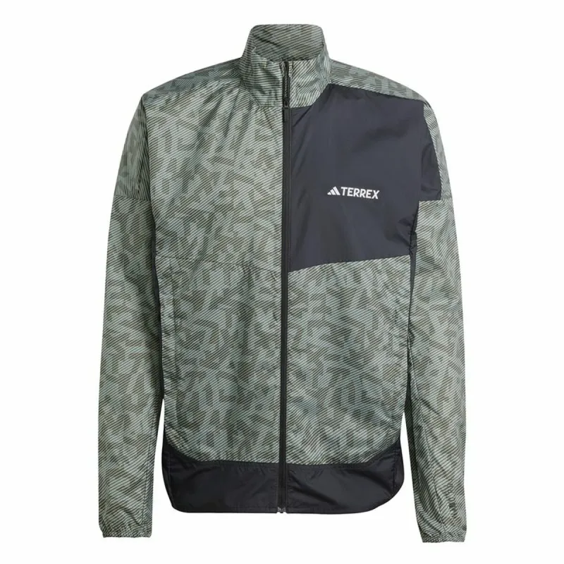 Tuulenpitävä Urheilutakki Adidas Terrex Harmaa