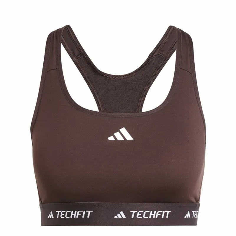 Sporta Krūšturis Adidas Techfit Medium Brūns