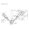 Screen Table Support MacLean MC-988 32" 17" 17-32
